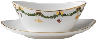 Royal Copenhagen Starfluted Christmas Sauciere