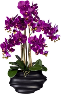 Kunstorchidee Phalaenopsis Orchidee Phalaenopsis, Creativ green, Höhe 75 cm, in Design-Kunststoffvase