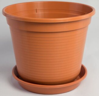 Geli Blumentopf Blumentopf Standard mit Untersetzer in versch. Größen und Farben groß