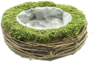 Landhaus Pflanzer Natur Blumenkasten Schale Pflanzkorb Pflanzschale Blumentopf