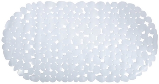 MSV Duschmatte KIESELSTEIN, mit Saugnäpfen, rutschfest, pflegeleicht, PVC, Dusch- und Wanneneinlage, PVC, attraktive Kieselstein-Optik, in vielen bunten Farben erhältlich
