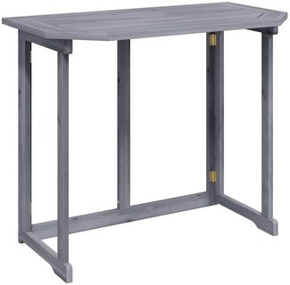 Balkontisch, Bistrotisch Klappbar 90 x 50 x 74 cm Massivholz Akazie