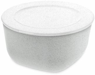 Koziol Box mit Deckel Connect L, Frischhaltedose, Dose, Aufbewahrung, Thermoplastischer Kunststoff, Organic Grey/Organic White, 2 L, 3871296