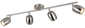 Reality Deckenstrahler 4er Spot Nancy GU10 nickel matt