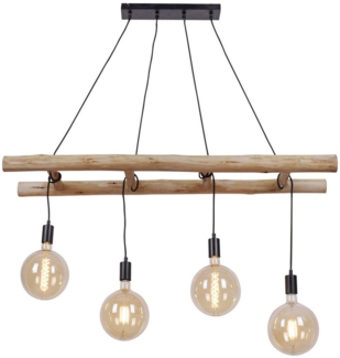 Hängeleuchte, Leiter-Design, natur, Eukalyptus, L 120 cm