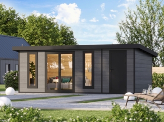 WPC Gartenhaus Modell Panorama 2-Raum