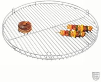 Schneider Grillrost aus Edelstahl mit Reling und Aufhängeösen Ø 80 cm