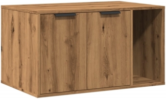 vidaXL Katzenklo Artisan-Eiche 80 x 50 x 45 cm Holzwerkstoff 857741