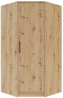 Marmex Möbel Eckkleiderschrank SMART 4 Eckschrank Kleiderschrank 95 x 190 x 95 Kleiderstangen, Stauraum