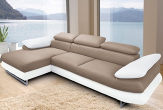 INOSIGN Ecksofa Solution L-Form, wahlweise mit Bettfunktion