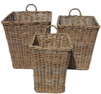 Rattan Korb Matera 3 er Set