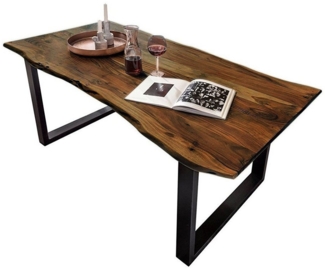 SAM® Baumkantentisch Kapalua, Baumkante, Akazienholz massiv, nussbaumfarben, bis 3 Meter lieferbar