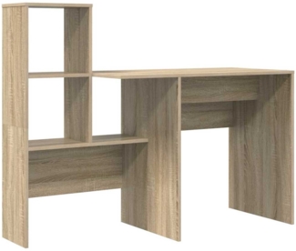 vidaXL Schreibtisch Sonoma-Eiche 131,5 x 50 x 106,5 cm Holzwerkstoff 869300