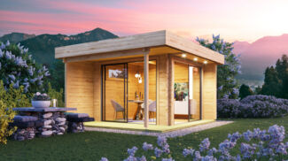 Gartenhaus Alu Concept Relax 44 D Farblos
