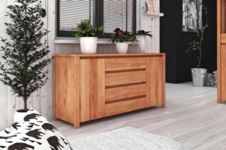 Sideboard Kommode 'MAISON Buche massiv 150 x 77 x 45 cm