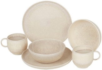 like. by Villeroy & Boch Perlemor Sand Frühstücks-Set für 2 Personen / 6 Teile