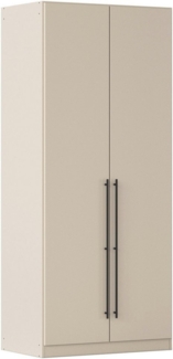 rauch Kleiderschrank Drehtürenschrank Schrank Garderobe Wäscheschrank Schlafzimmer AVOLA (in 3 verschiedenen Ausstattungen BASIC/CLASSIC/PREMIUM) mit hochwertigen Stangengriffen in Schwarz aus Metall MADE IN GERMANY