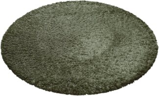 Esprit Hochflor-Teppich YOGI ESP-096, rund, Höhe: 50 mm, flauschiger weicher Flor, 100% recyceltem PET, Wohnzimmer
