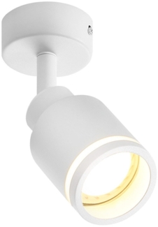 ZMH Moderner Deckenstrahler, 1 verstellbare Glühbirne, GU10