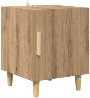 vidaXL Nachttisch Artisan-Eiche 40 x 40 x 50 cm Holzwerkstoff 880603