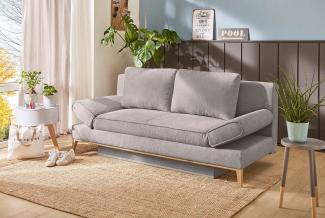 Jockenhöfer Gruppe Schlafsofa Yann, inklusive Bettfunktion, Stauraum/Bettkasten, verstellbare Armlehnen