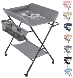 JEOBEST Wickeltisch Wickelauflage Mulde Kommode Unterlage Wickeln Baby Kind (KLAPPBAR)