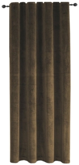 Haus und Deko Gardine Verdunkelungsvorhang Samt weich Vorhang Kräuselband blickdicht Gardine, Kräuselband (1 St), Polyester