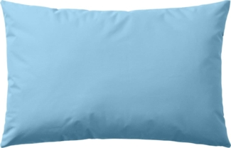 vidaXL Gartenkissen, 4 Stück, Polyestergewebe hellblau, 60x40 cm
