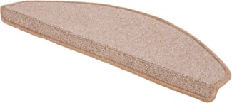 Andiamo Stufenmatte Bob, Made in Poland, halbrund, Höhe: 4,5 mm, melierte Schlinge, selbstklebend, Set mit 2 Stück oder 15 Stück