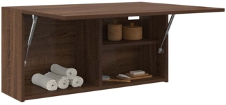 vidaXL Bad-Wandschrank Braun Eichen-Optik 80x25x40 cm Holzwerkstoff 860091
