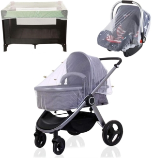 Moskitonetz Kinderwagen Insektenschutz Universal Mückennetz Reisebett Sun Canopy