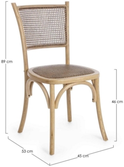 Bizzotto Stuhl Carrel, Natur