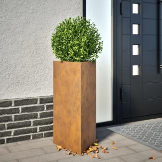 vidaXL Pflanzkübel 2 Stk. Dreieckig 40x34,5x70 cm Cortenstahl 851170