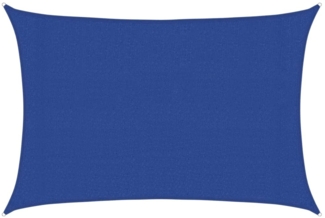 vidaXL Sonnensegel 160 g/m² Rechteckig Blau 3x5 m HDPE 311514