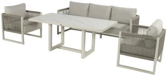 Hartman Kejo Seillounge Stuhl 3 Sitzer set Brown