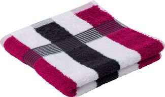 Gözze Handtücher New York, Walkfrottee (2-St), im Set, gestreift, mit strukturierter Borte