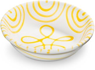 Gmundner Keramik Gelbgeflammt, Müslischale klein (Ø 14cm)