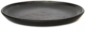 Der Gebrannte Classic Teller - Schwarz - L - Schwarz - 30x30x3cm