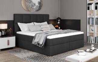 Wohnideebilder Glossy 145x210 Dunkelgrau Boxspringbett Glo_06_1.4