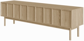 Selsey 'Neksto' TV-Lowboard mit 3 Schubladen, Eichenholzoptik, 50 x 170 x 40 cm