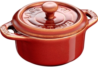 Staub Staub Mini-Cocotte rund 200 ml Kastanie 405119990