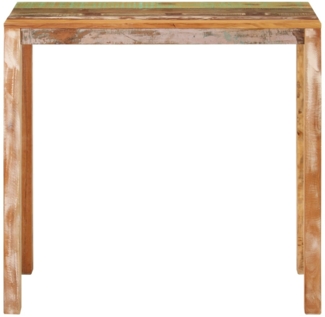 vidaXL Bartisch 112x55x108 cm Altholz Massiv 350318