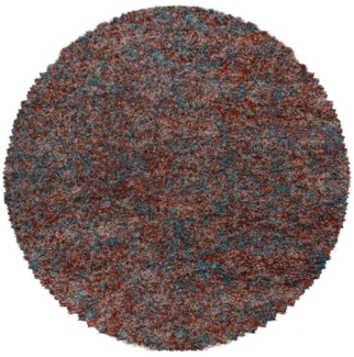 Teppium Teppich Meliert Design, Rund, Höhe: 30 mm, Teppich Meliert Design Teppich Wohnzimmer versch. farben und größen