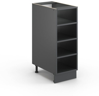 Küchenregal Fame-Line Anthrazit 30 cm ohne Arbeitsplatte Vicco