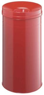 Durable Papierkorb Safe+ rund 62l rot