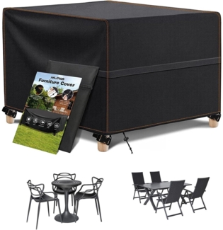 MUPAS Abdeckhaube Gartenmöbel 420D Oxford Wasserdicht Winddicht 125x125x74cm
