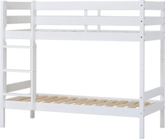 Hoppekids Etagenbett ECO Comfort Kinderbett 90x200 oder 70x160 aus Massivholz in 4 Farben, TÜV, FSC und Nordisches Umweltzeichen – wahlweise mit Matratzen