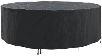 vidaXL Gartenmöbelabdeckung Schwarz 279 x 279 x 71 cm 210D-Gewebe 4106029