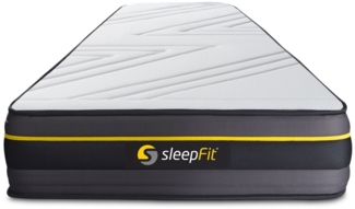 ACTIVE Matratze 90x190 cm, Memory-Schaum , Härtegrad 4, Höhe: 24cm, 5 Komfortzonen