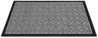 Wecon home Fußmatte Midnight Mosaic, rechteckig, Höhe: 4 mm, pflegeleicht, rutschfest, Ornamente, Innen & Außen, Schmutzfangmatte